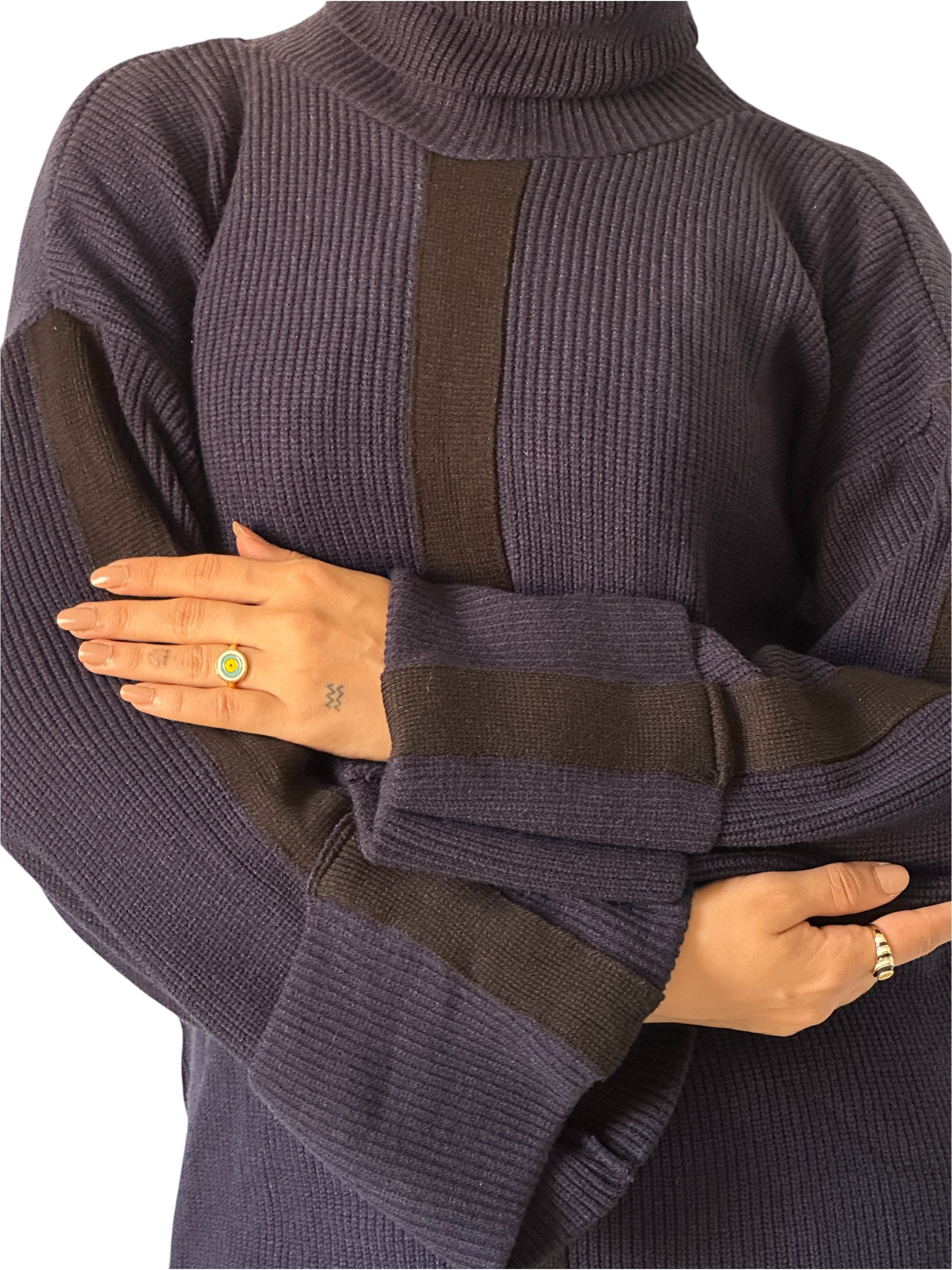 Grey Silhouette Knit Set