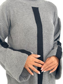 Grey Silhouette Knit Set