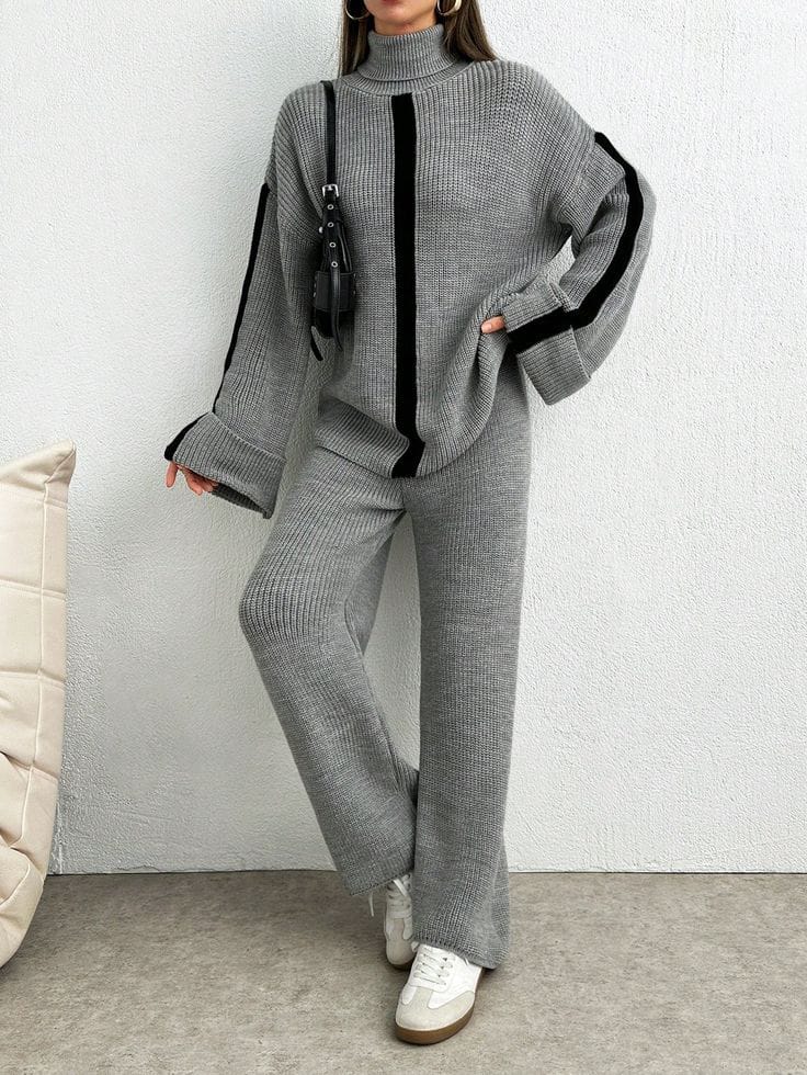 Stripe Knit Set